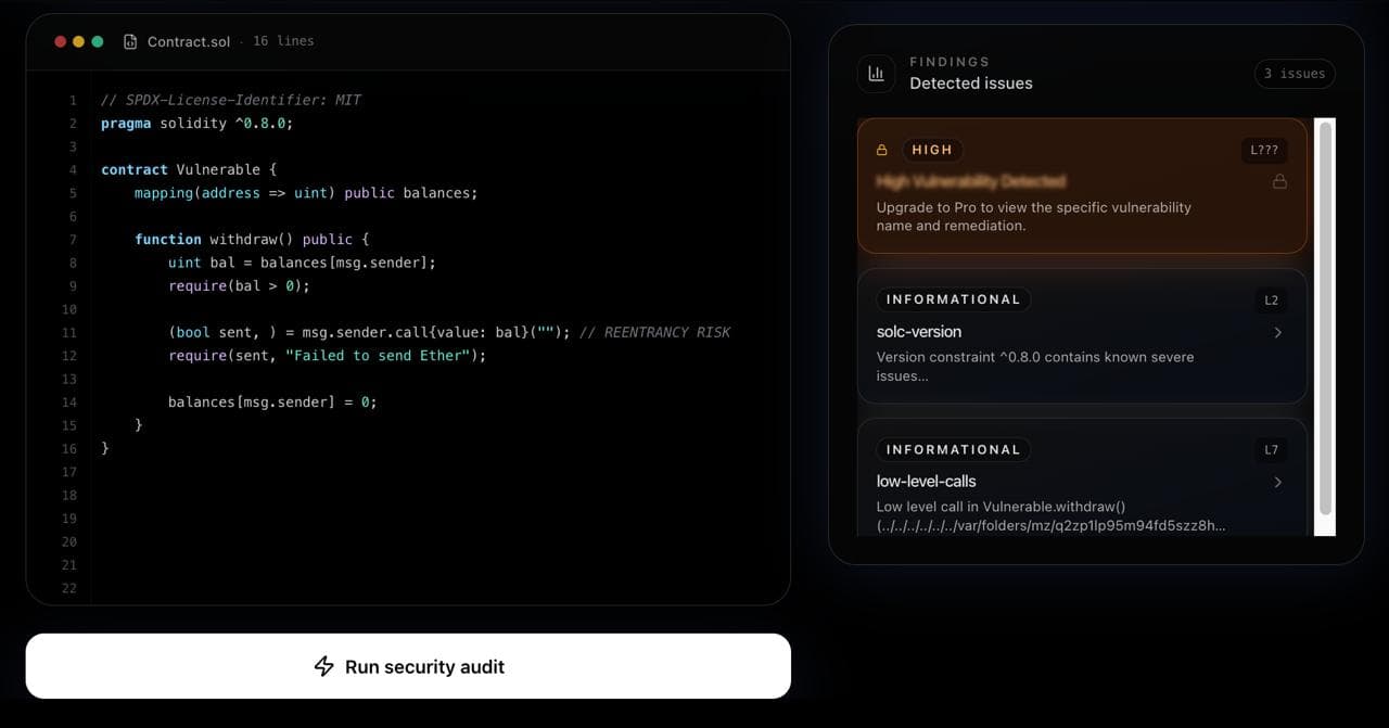 Argos.os security tool interface – full preview